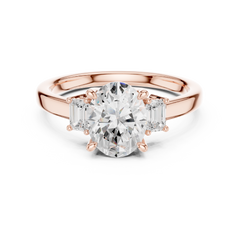 Marquise Lab-Grown Diamond Engagement Ring – Solitaire Three stone Ring Marquise Lab-Grown Diamond Engagement Ring – Solitaire Three stone Ring