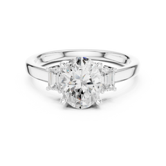 Marquise Lab-Grown Diamond Engagement Ring – Solitaire Three stone Ring Marquise Lab-Grown Diamond Engagement Ring – Solitaire Three stone Ring