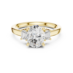 Marquise Lab-Grown Diamond Engagement Ring – Solitaire Three stone Ring Marquise Lab-Grown Diamond Engagement Ring – Solitaire Three stone Ring