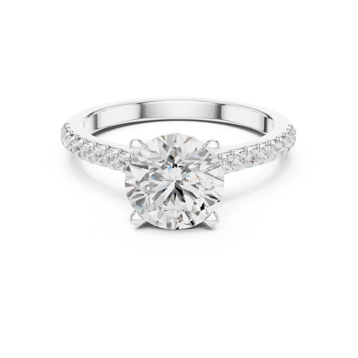 Classic Pave Hidden Halo