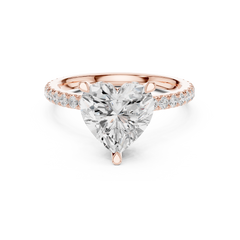 Double halo Pave Lab Grown Diamond Ring Double halo Pave Lab Grown Diamond Ring