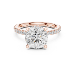 Double halo Pave Lab Grown Diamond Ring Double halo Pave Lab Grown Diamond Ring
