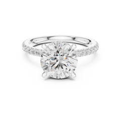 Double halo Pave Lab Grown Diamond Ring Double halo Pave Lab Grown Diamond Ring