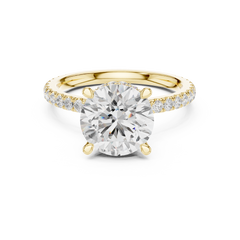 Double halo Pave Lab Grown Diamond Ring Double halo Pave Lab Grown Diamond Ring