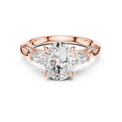 Fancy Beaded Band Engagement Ring Fancy Beaded Band Engagement Ring