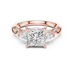 Fancy Beaded Band Engagement Ring Fancy Beaded Band Engagement Ring