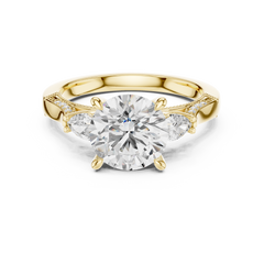 Fancy Beaded Band Engagement Ring Fancy Beaded Band Engagement Ring