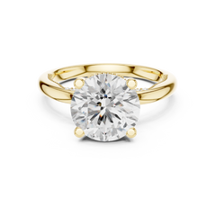 Floral Hidden Halo Ring Floral Hidden Halo Ring