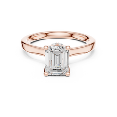 Raised Setting Hidden Halo Ring Raised Setting Hidden Halo Ring