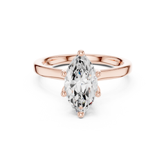 Raised Setting Hidden Halo Ring Raised Setting Hidden Halo Ring
