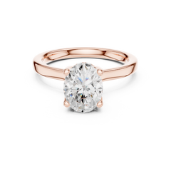 Raised Setting Hidden Halo Ring Raised Setting Hidden Halo Ring