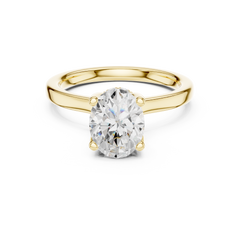 Raised Setting Hidden Halo Ring Raised Setting Hidden Halo Ring