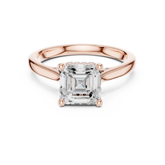 Solitaire Side Pave band - All Shape Solitaire Side Pave band - All Shape