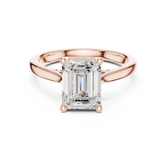 Solitaire Side Pave band - All Shape Solitaire Side Pave band - All Shape