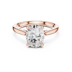 Solitaire Side Pave band - All Shape Solitaire Side Pave band - All Shape