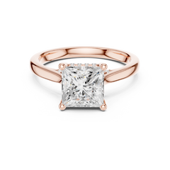 Solitaire Side Pave band - All Shape Solitaire Side Pave band - All Shape
