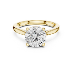 Solitaire Side Pave band - All Shape Solitaire Side Pave band - All Shape