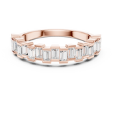 Sorelle Half Eternity Baguette Modern Ring