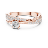 Shimmering Lab-Created Diamond Ring – Fancy Yet Casual