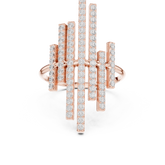 Modern Skyline Bar Ring