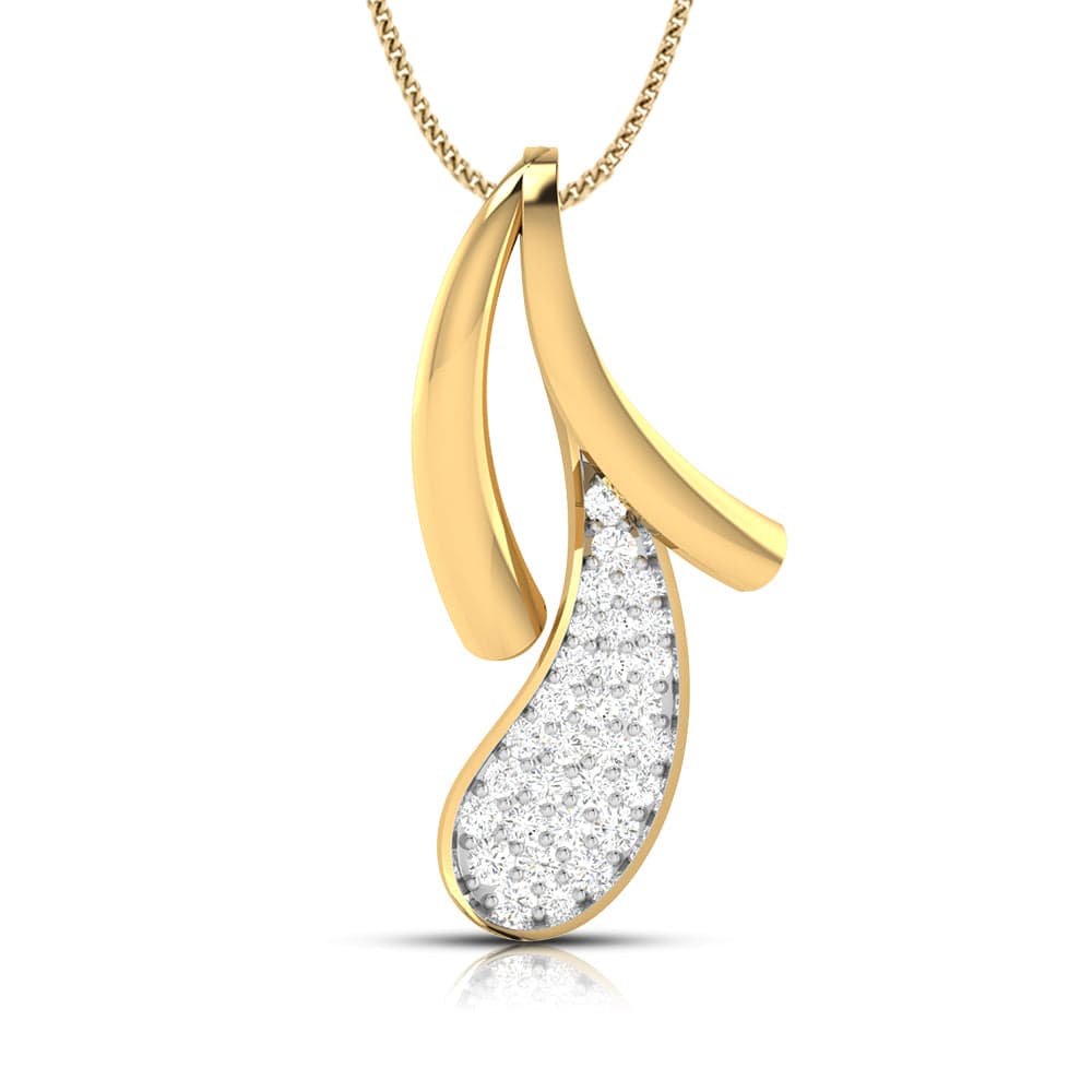 Crescent Teardrop Pendant