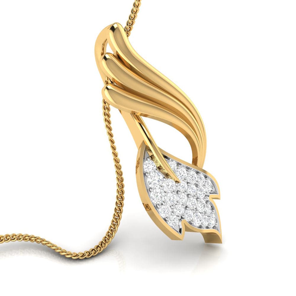 Crescent Teardrop Pendant