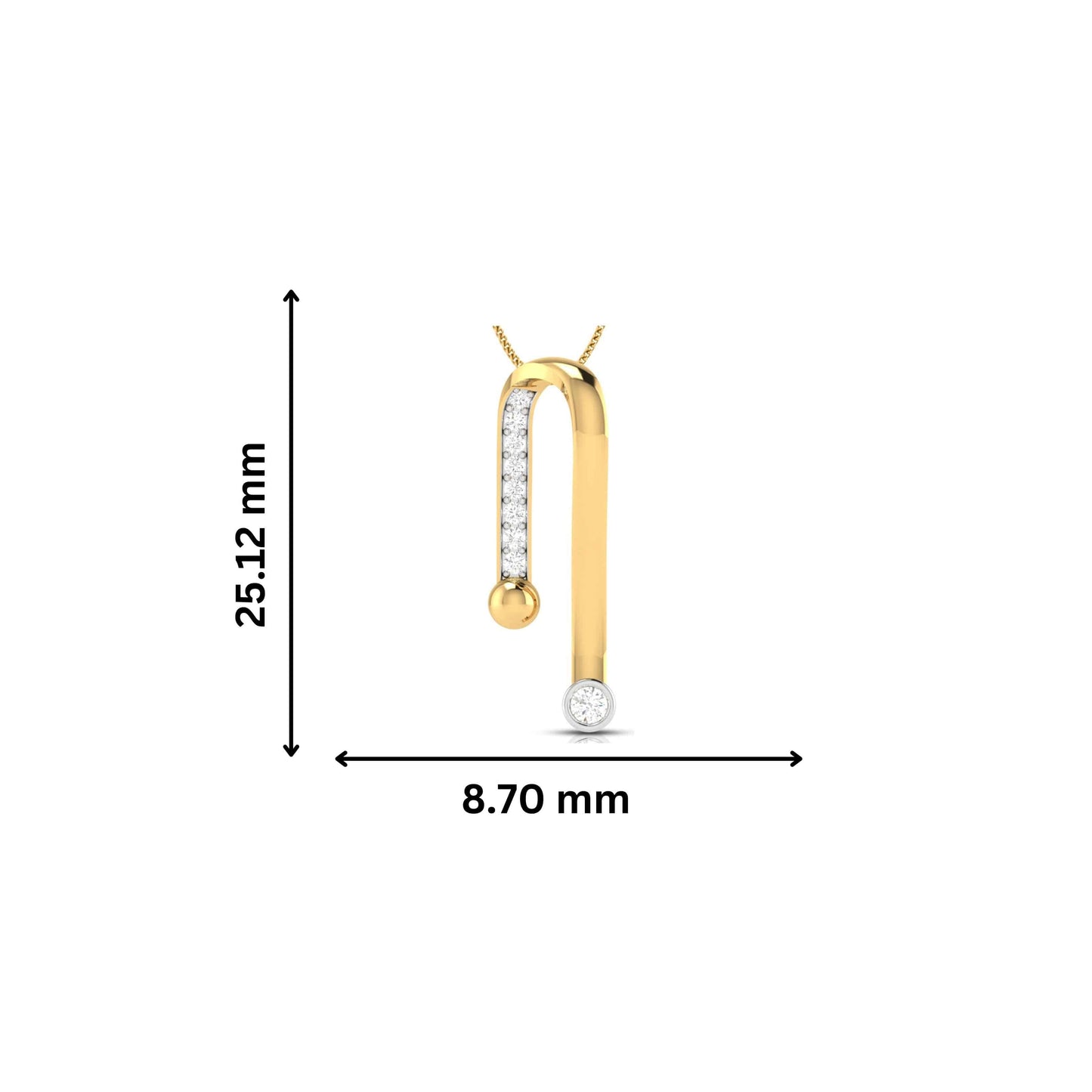 Harmony Curve Pendant