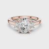 Marquise Lab-Grown Diamond Engagement Ring – Solitaire Three stone Ring Marquise Lab-Grown Diamond Engagement Ring – Solitaire Three stone Ring