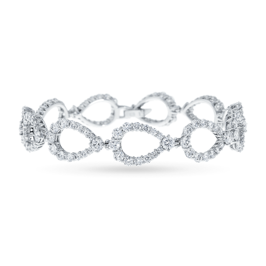 Diamond Raindrop Bracelet