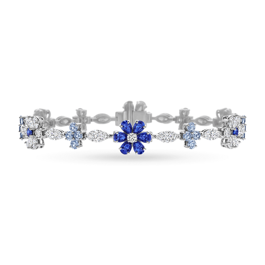 Sapphire Blossom Bracelet