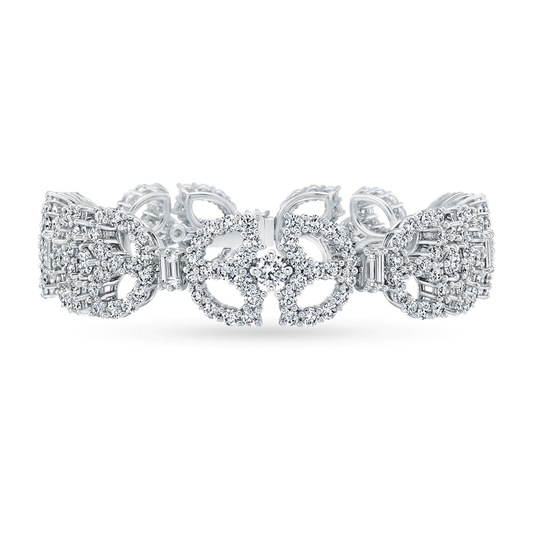 Diamond Quatrefoil Bracelet