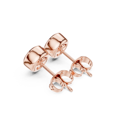 Bezel Set Studs - Round lab Grown Diamond