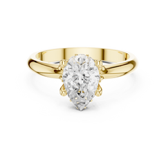 Tear Drop Grace Ring Pear Lab Grown Diamond Ring