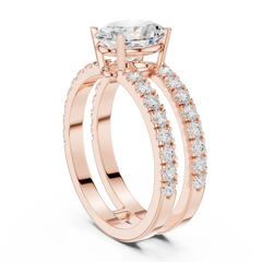 Eternal Radiance Oval Ring