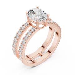 Eternal Radiance Oval Ring