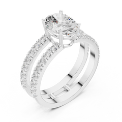Eternal Radiance Oval Ring