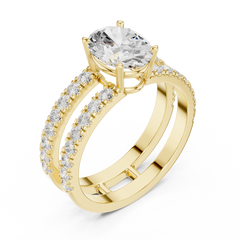 Eternal Radiance Oval Ring