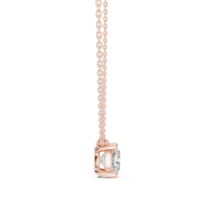 Classic Solitaire Necklace - Cushion Cut