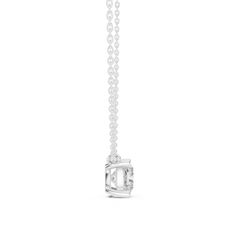 Classic Solitaire Necklace - Cushion Cut