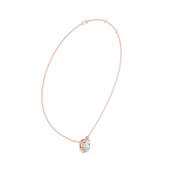 Classic Solitaire Necklace - Oval Cut