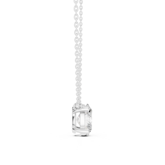 Classic Solitaire Necklace - Oval Cut