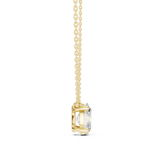 Classic Solitaire Necklace - Oval Cut