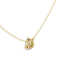 Classic Solitaire Necklace - Pear Cut