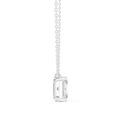 Classic Solitaire Necklace - Radiant Cut