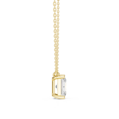 Classic Solitaire Necklace - Radiant Cut