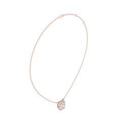 Classic Solitaire Necklace - Round Cut