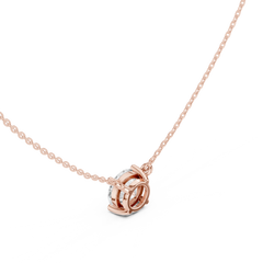 Classic Solitaire Necklace - Round Cut