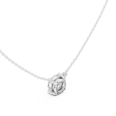 Classic Solitaire Necklace - Round Cut