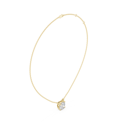 Classic Solitaire Necklace - Round Cut