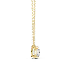 Classic Solitaire Necklace - Round Cut